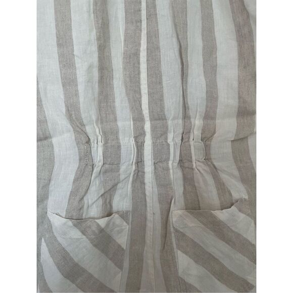 NWT - Blank NYC Striped Linen Romper In Changing Lanes - Picture 8 of 9